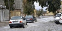بارش شدید باران و آبگرفتگی معابر در زاهدان + فیلم