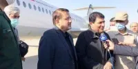 مخبر وارد کرمانشاه شد / معاون اول رییس جمهور به منظور بازدید از مرز خسروی به کرمانشاه آمد