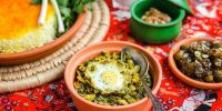 دستور پخت خورش باقلا قاتق گیلانی برای 4 نفر
