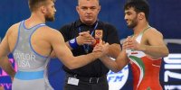 حسن یزدانی مغلوب دیوید تیلور + آخرین وضعیت کشتی گیران در مسابقات کشتی آزاد 2022