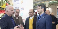 بازدید معاون وزیر صمت و رئیس هیات عامل ایدرو از ششمین نمایشگاه حمل و نقل