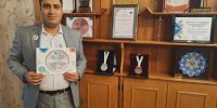 مخترع بروجردی مدال نقره جهانی اختراعات کسب کرد