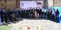 برگزاری آیین کلنگ زنی ساخت ساختمان جدید بیمه آسیا درآبادان