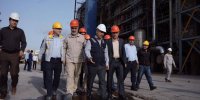 بازدید معاون و مدیران هلدینگ خلیج فارس از پتروشیمی بندرامام