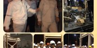 آخرین برنامه‌ریزی‌ها در آستانه یک افتتاح تاریخی با بازدید شبانه از پالایشگاه گاز هویزه خلیج فارس- هم اکنون