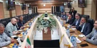 نشست معاون بانک ملی ایران با معاون مالی و اقتصادی گروه فولاد خوزستان