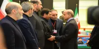 حضور نخست وزیر پاکستان در مراسم تشییع پیکر مطهر رئیس جمهور فقید ایران رئیسی و همراهش
