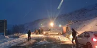 واژگونی اتوبوس با ۱۳ مصدوم در محور اهر کلیبر