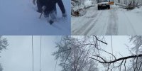 رفع خاموشی‌های ناشی از بارش برف در مازندران