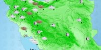 برف و باران در مازندران