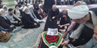 پیکر آیت الله محفوظی تشییع و در حرم حضرت معصومه(س) خاکسپاری شد