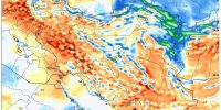کاهش نسبی دما در مازندران