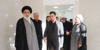 آیین افتتاح شبستان مصلی شهید سلیمانی در گرمدره با حضور مقامات شهرستان کرج