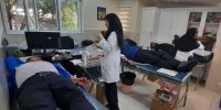 شور همدلی  در هوای سرد با اهدای خون در پویش هدیه سرخ پرسنل پمپیران تبریز