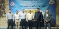 اهدای ۸ دستگاه میز تنیس روی میز توسط شهردار صفادشت به هیأت محلی برای توسعه ورزش