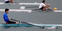 قایقرانان تیم ملی مردان ایران در مازندران به آب زدند