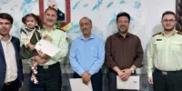 تجلیل فرمانده انتظامی شهرستان میانه از خبرنگاران به مناسبت روز "خبرنگار "