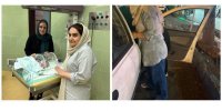 نجات جان مادر و نوزاد در خیابان امام مرند
