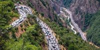 انسداد محور چالوس در محدوده شمال به جنوب