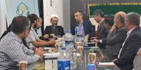 حضور عضو هیات رئیسه مجلس شورای اسلامی در جمع اعضای شورای راهبردی جمعیت فرهنگیان و فرهیختگان ایران اسلامی