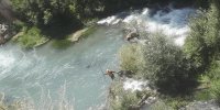 غرق شدن پدر و پسر در رودخانه هراز