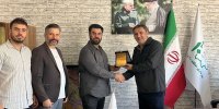 تجلیل رئیس انجمن جوجیتسو آذربایجان‌شرقی از معاون  مالی و اقتصادی شهرداری منطقه ۱۰ تبریز