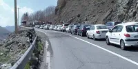 ترافیک سنگین محور کندوان را یکطرفه کرد