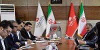 نشست مشترک مدیرعامل بانک ملت و رییس دانشگاه صنعتی شریف با موضوع حمایت از تولیدات علمی و فناورانه