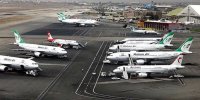 فرود موفق فوکر ۱۰۰ هما بدون چرخ عقب روی باند مهرآباد
