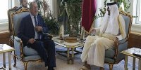 سرگئی لاوروف با امیر قطر دیدار کرد
