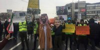 المسیره : راهپیمایان ایران جنایت‌های تجاوز به یمن را به تصویر کشیدند