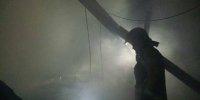 فوت یک نفر در آتش‌سوزی کارگاه تولید مبل در بزرگراه آزادگان