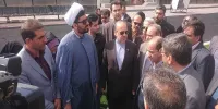 وزیر ورزش از روند ساخت استادیوم ۵۰۰۰ نفری ملایر بازدید کرد