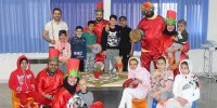 پایکوبی کودکان مبتلا به سرطان در استقبال از بهار