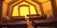فعالیت شبانه روزی پزشکان ایرانی در بیمارستان صحرایی منا