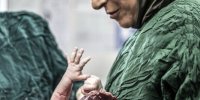 فاطمه معتمدآریا با لباس اتاق عمل+عکس