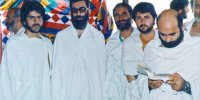 تصویری از رهبر معظم انقلاب در لباس احرام