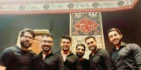 حامد همایون و پازل بند در هیئت مجید بنی فاطمه/عکس