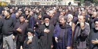 تصویری از مسعود پزشکیان و محسن رضایی در مراسم روز عاشورای تبریز