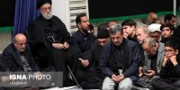 احمدی نژاد در مراسم شام غریبان حسینیه امام خمینی/ عکس