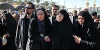 خانم بازیگری که روز عاشورا کربلا بود/ عکس