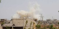 انفجار مین برجای مانده از تروریستها در حومه دمشق