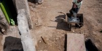 تخلیه منازل قشموندان در مسیر سیلاب
