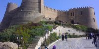 سازه قلعه تاریخی فلک الافلاک در سیل آسیب ندید/ رانش بخشی از تپه