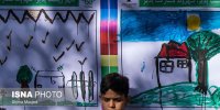 نقاشی کودکان تهرانی درشهر اکران می شود