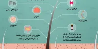 اینفوگرافی / عوامل مؤثر در سفیدی زودرس مو