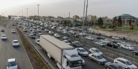 ترافیک نیمه‌سنگین در آزادراه تهران - کرج و کرج - قزوین