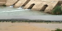 آسیاب‌های آبی دزفول زیر آب/گردشگران کمی در خوزستان مانده‌اند