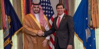 دیدار وزیر دفاع آمریکا و برادر بن سلمان در واشنگتن