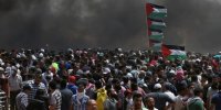 آماده شدن فلسطینیان برای شرکت در هفتاد و سومین جمعه تظاهرات بازگشت